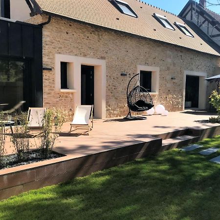 Gite De La Pree Spa Luxe Proche Giverny Et Bord De L'Eure Ménilles Exterior foto