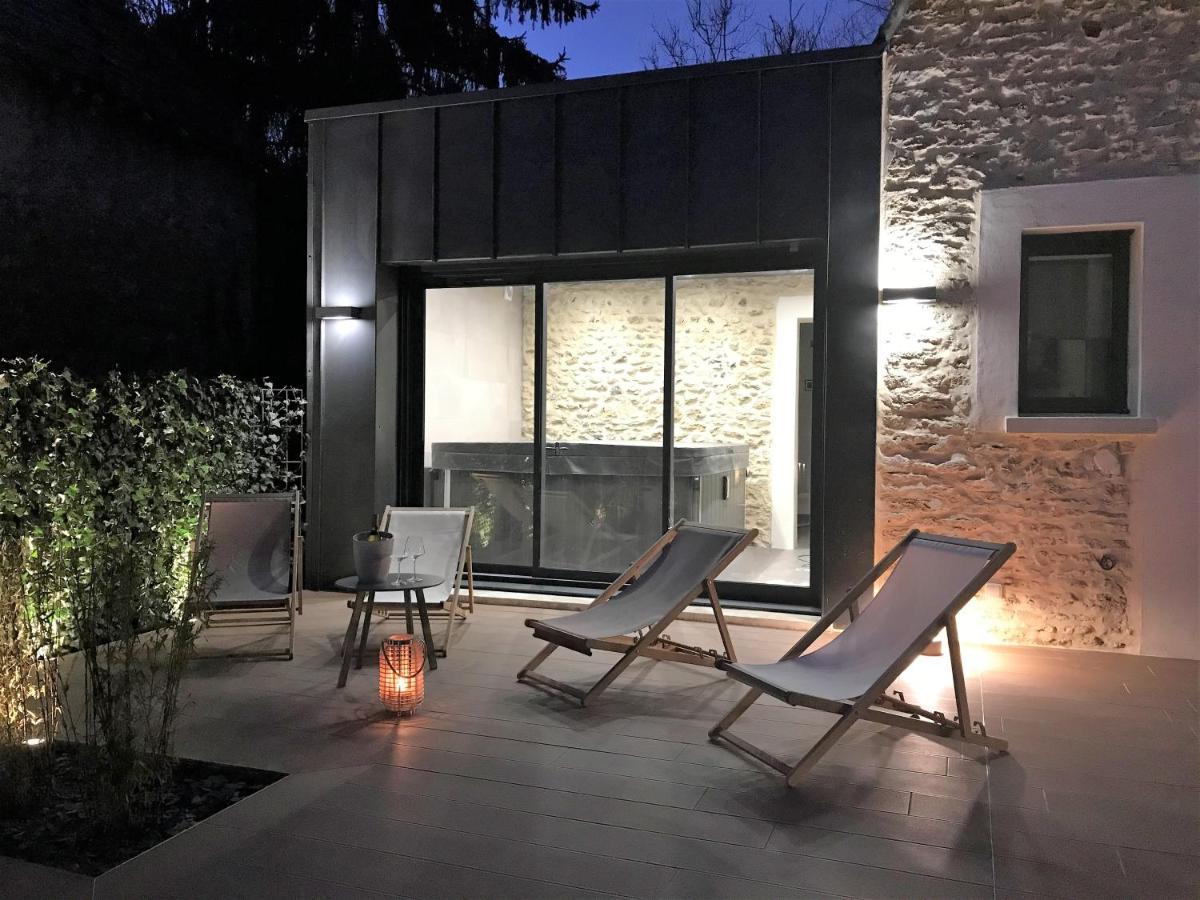 Gite De La Pree Spa Luxe Proche Giverny Et Bord De L'Eure Ménilles Exterior foto